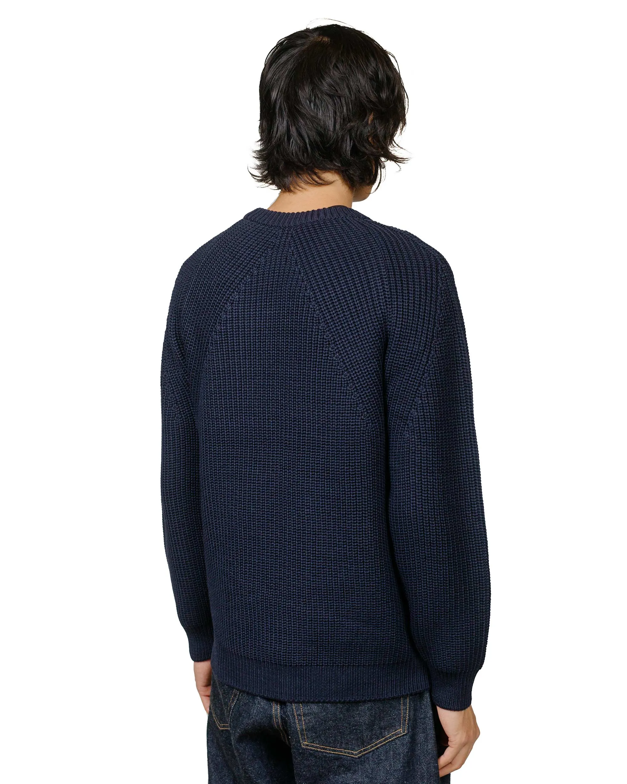 Batoner Signature Crew Neck Navy product fuzzy coziness appropriate for sunny days
