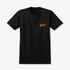 Refrescos Pocket Tee (Black/Yellow) Micro Perforation Stretchable Fabric