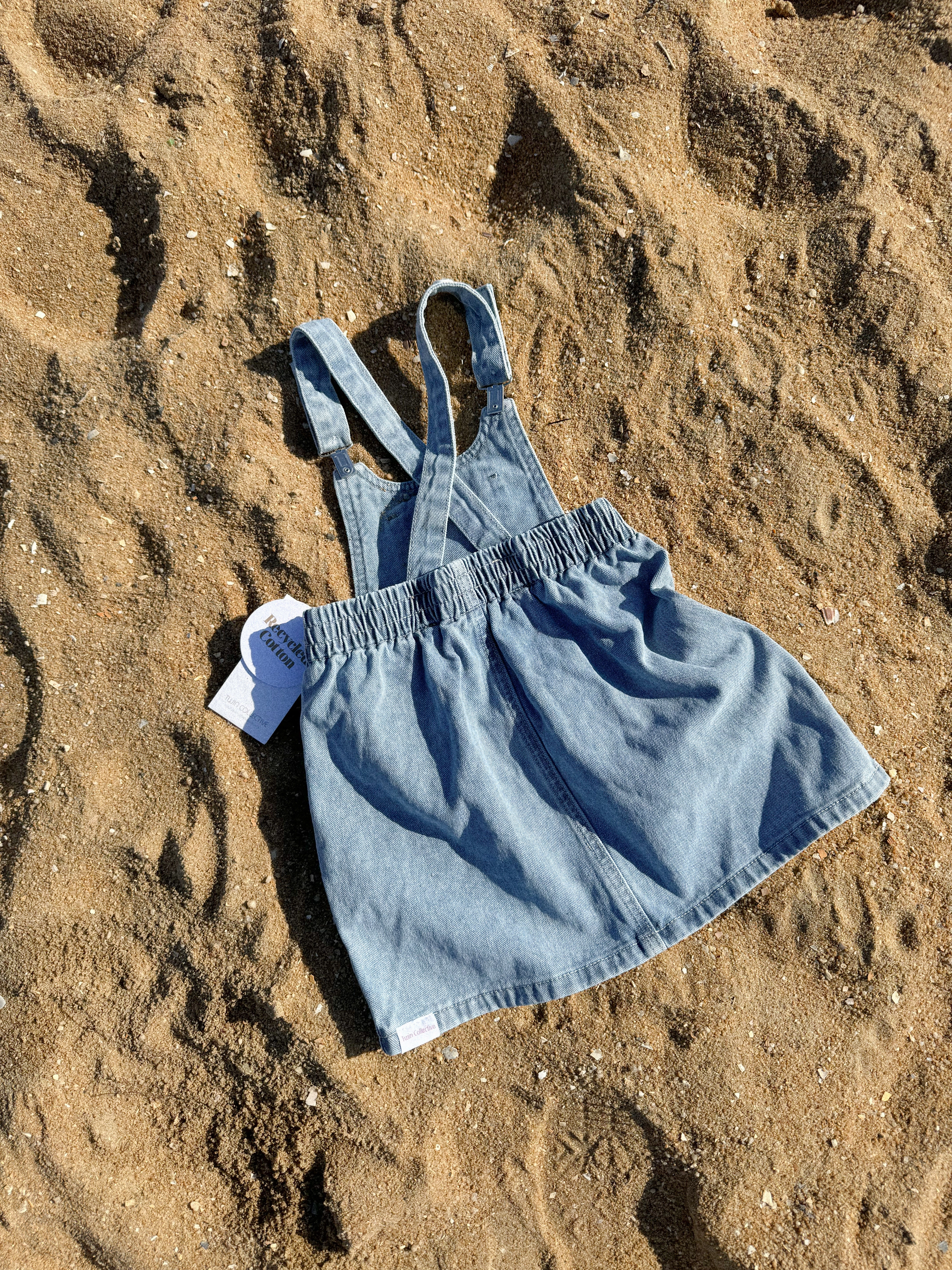 Calm Fit Twin collective Kids Bowie Dress, Britney Blue