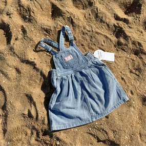 Timeless-Classic Twin collective Kids Bowie Dress, Britney Blue