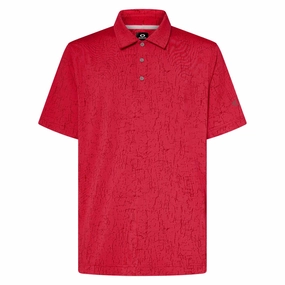Simple Aesthetic Layered Paneling Resist Jacquard Polo