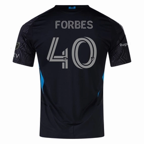 Anti Snag Fabric adidas Jahlane Forbes Charlotte FC Authentic Away Jersey 25/26 (Black)