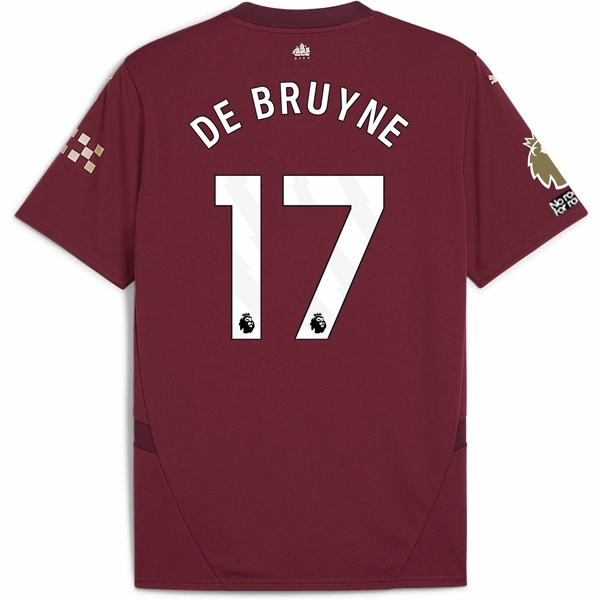 Puma Manchester City Kevin De Bruyne Third Jersey w/ EPL   No Room For Racism   Club World Cup Patches24/25 (Dark Jasper) Gear Ready