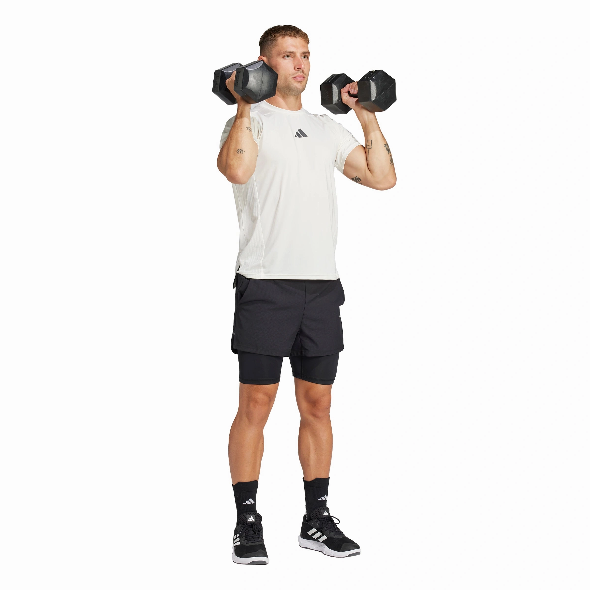 Gym 2-in-1 Shorts Beach Vibes Yarn Dyed Pattern