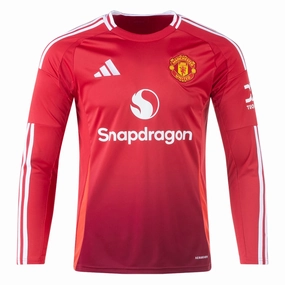 Energy Boost Ultra light adidas Manchester United Long Sleeve Home Jersey 24/25 (Red)
