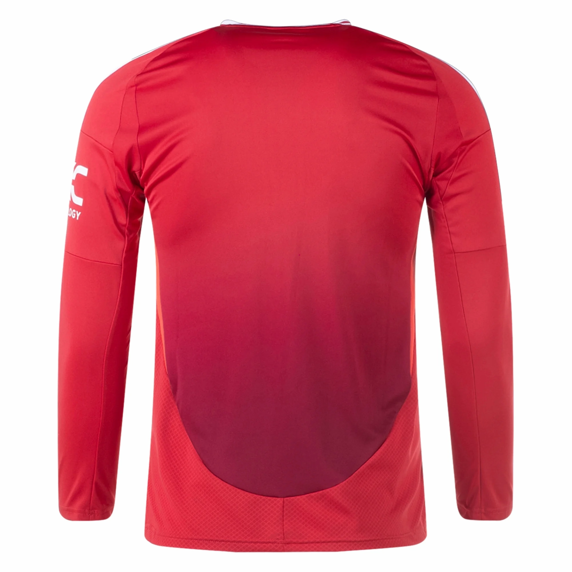 Energy Comfort Durable Double Stitched adidas Manchester United Long Sleeve Home Jersey 24/25 (Red)