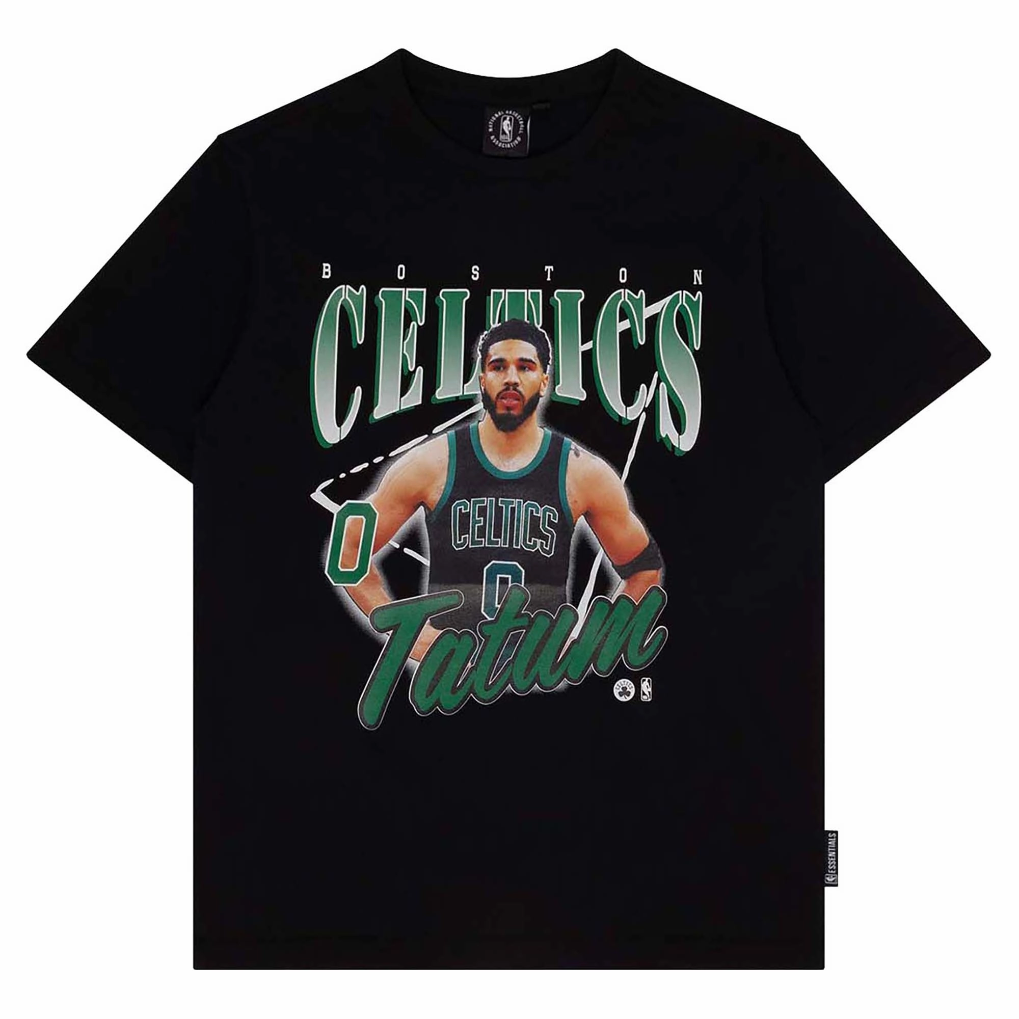 Junior's NBA Boston Celtics Jayson Tatum Floyd Vintage Tee Raglan Sleeve Construction Athletic Cut