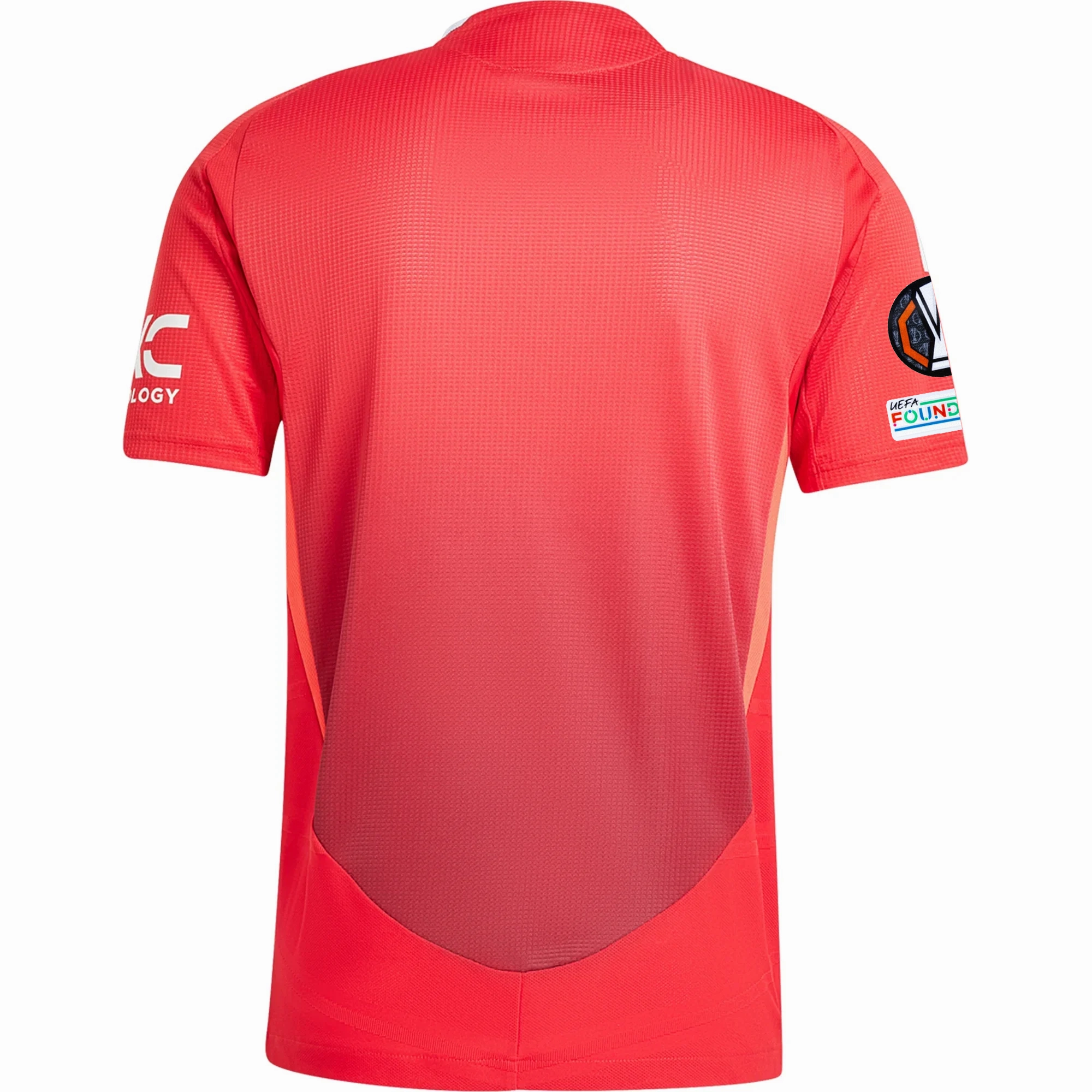 Bold Graphics adidas Manchester United Authentic Home Jersey w/ Europa League Patches 24/25 (MUFC Red/Bright Red)