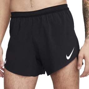 Anti Odor Treatment Outdoor Apparel Mens Nike AeroSwift Dri-FIT ADV 4 Inch Brief-Lined Running Shorts