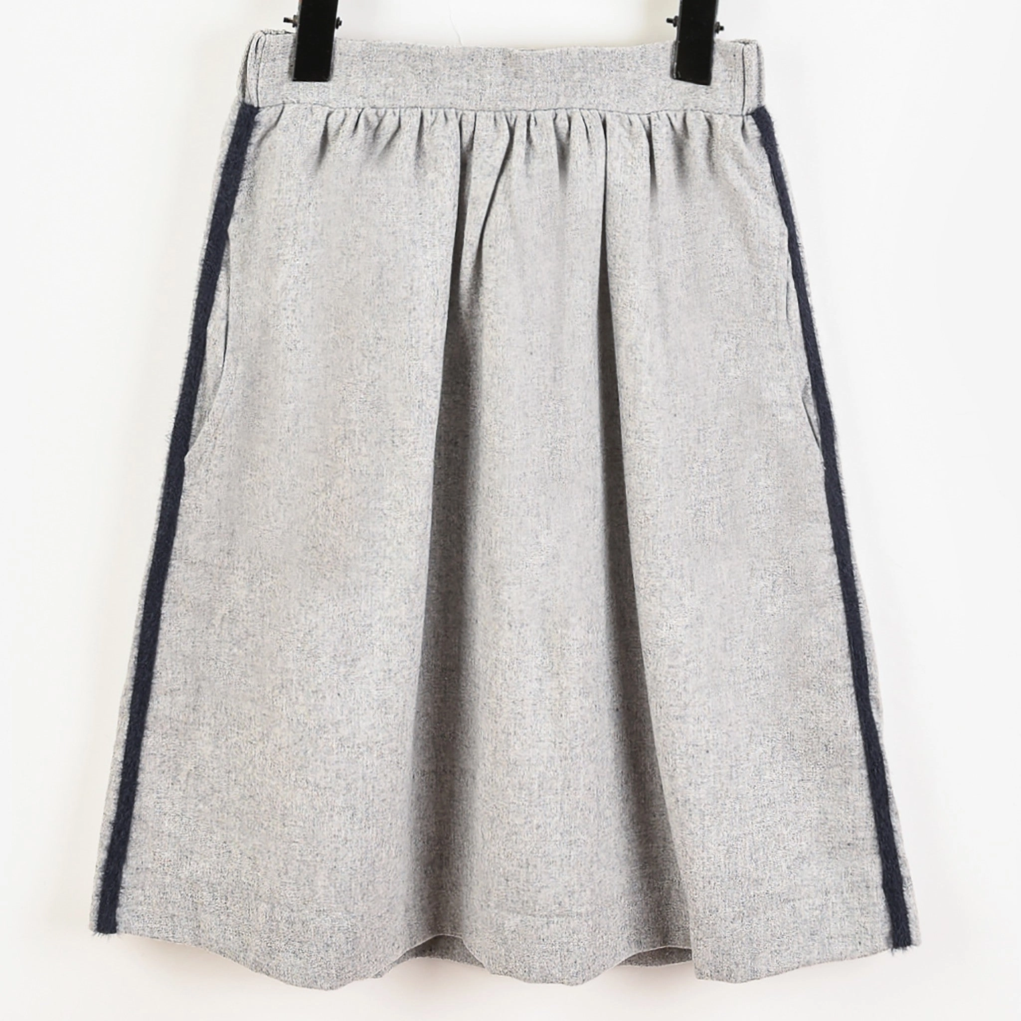 Hadas Wool Skirt Button Details