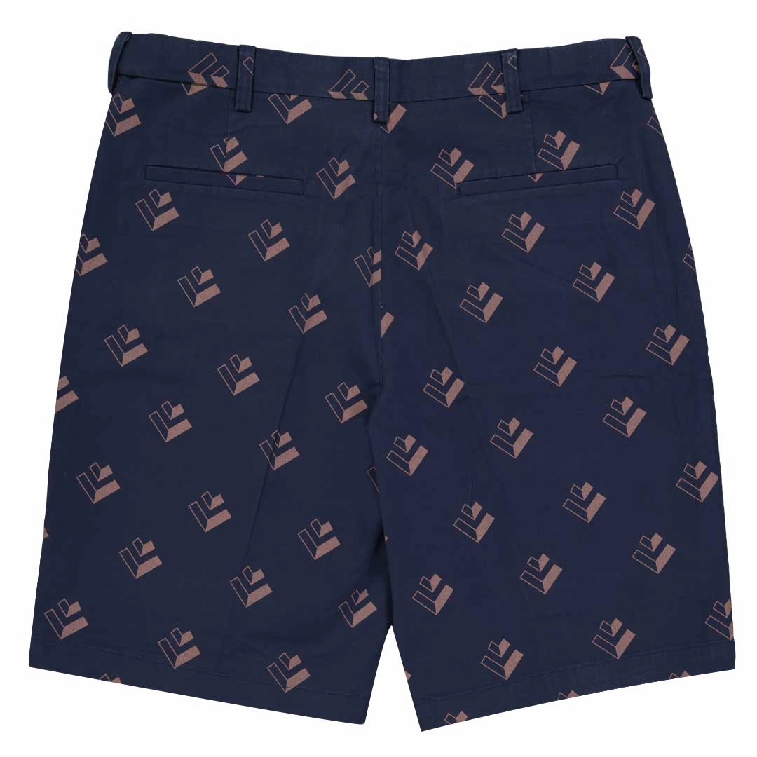 Ventilated Mesh Panel Comfort Layer Haggar - Men's Plain Cotton Print Shorts (HS50013 412)