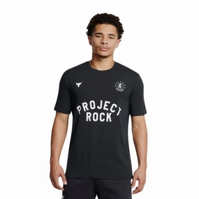 Project Rock Badge T-shirt Trendy Fabric