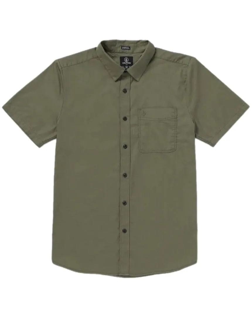 Volcom Date Knight Button Up - Wintermoss Run Ready Cozy Design