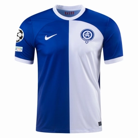 Thermoregulating Material Open Weave Nike Atletico Madrid Away Jersey w/ Champions League Patches 23/24 (Old Royal/White)