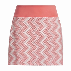 adidas - Women's Ultimate365 Printed Skirt (IV9370) Stretchable Ribbed Collar
