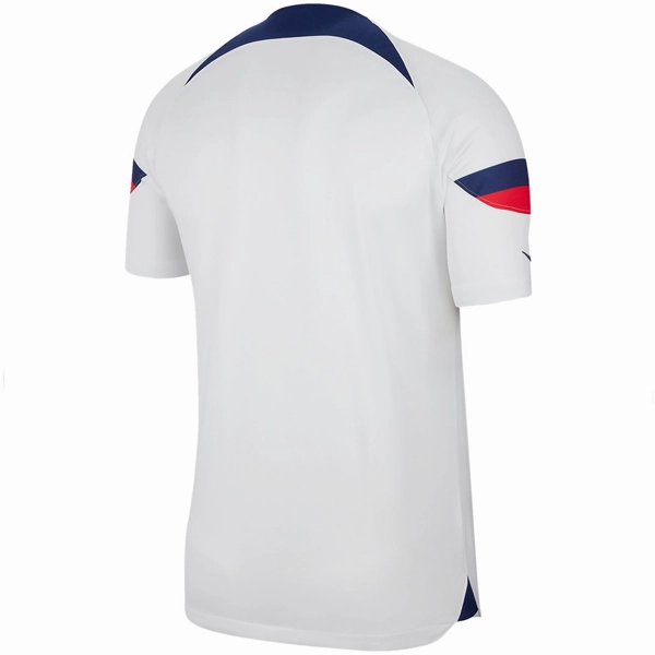 Nike United States Authentic Match Home Jersey 22/23 (White/Loyal Blue) Odor Resistant Clothing Tech Game Look