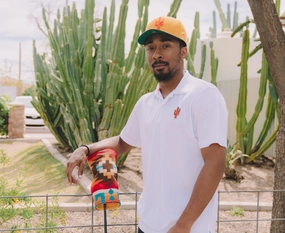 All Day Comfort Flex Sporty Look Manor "Icon Polo"  M - White / Orange