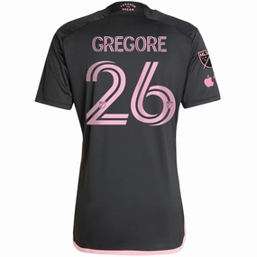 Street Active Friction Free adidas Inter Miami Gregore Royal Caribbean Away Jersey w/ MLS   Apple TV Patches 23/24 (Black/Bliss Pink)
