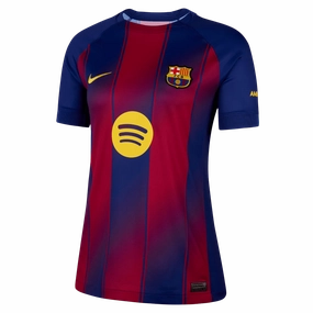 High Breathability Mesh Stylish performance Nike Women??s Barcelona 25/26 Home Jersey (Deep Royal Blue/Noble Red/Midwest Gold)
