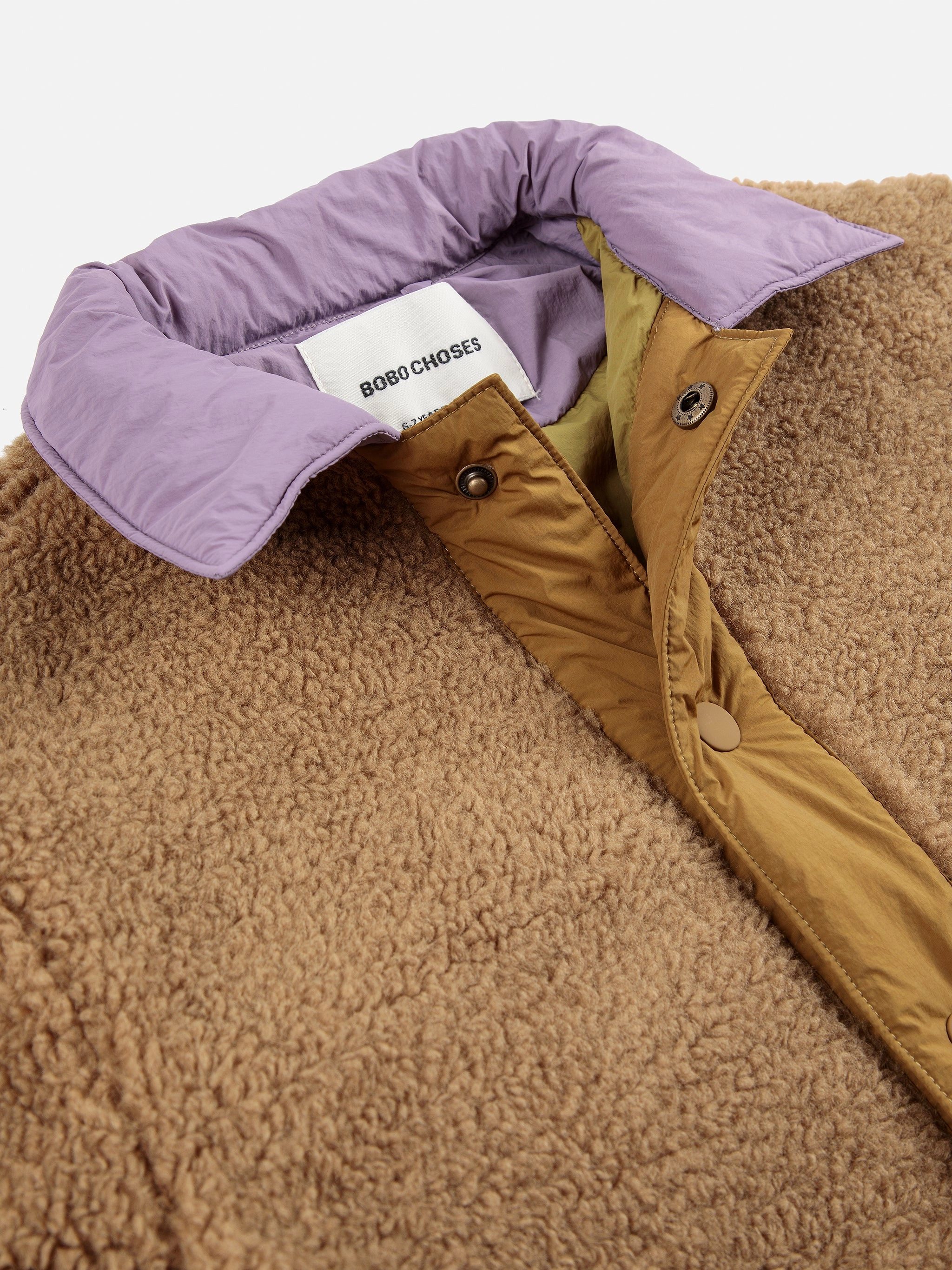 Moisture wicking Bobo Choses Bobo Choses sheepskin coat, Light Brown