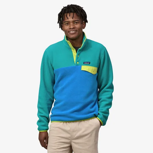 Street Fest TaglessDesign Patagonia "Lightweight Synchilla Snap-T" Fleece M - Vessel Blue