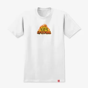 Hellfire Tee (White) Organic Cotton Construction