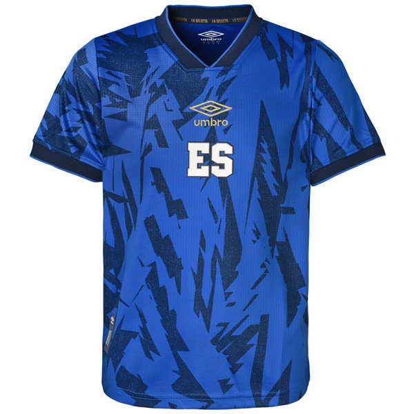 Umbro Youth El Salvador Home Jersey 23/24 (Blue) Quick Pull Vapor Transfer Fabric