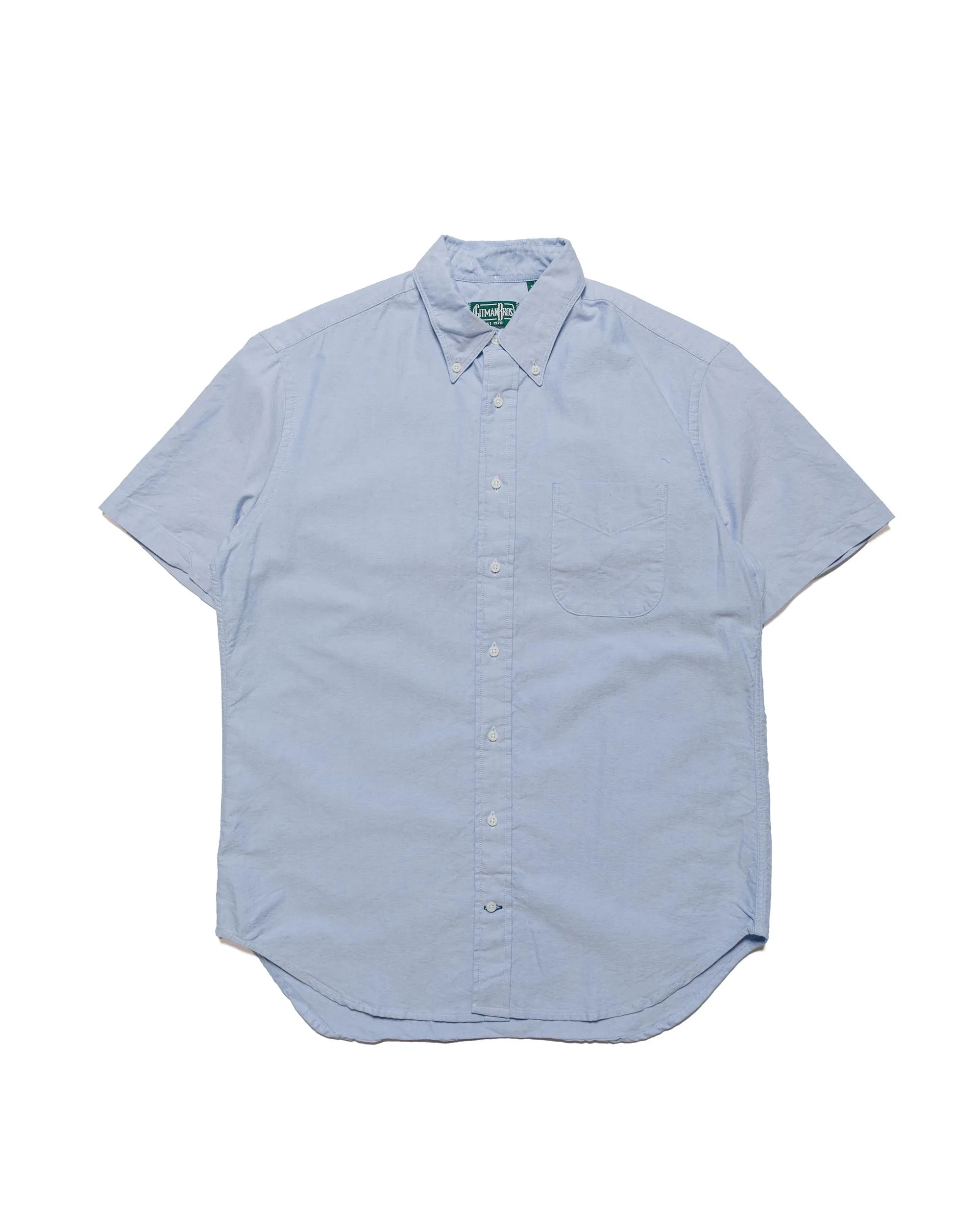 Classic Appeal Conference Appropriate Gitman Vintage Bros. Blue Oxford Short Sleeve