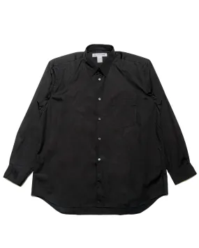 Gender Neutral Comme des Gar?ons SHIRT Wide Classic Big Collar Shirt Black