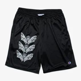 Bat Shorts (Black/White) Summer Outerwear