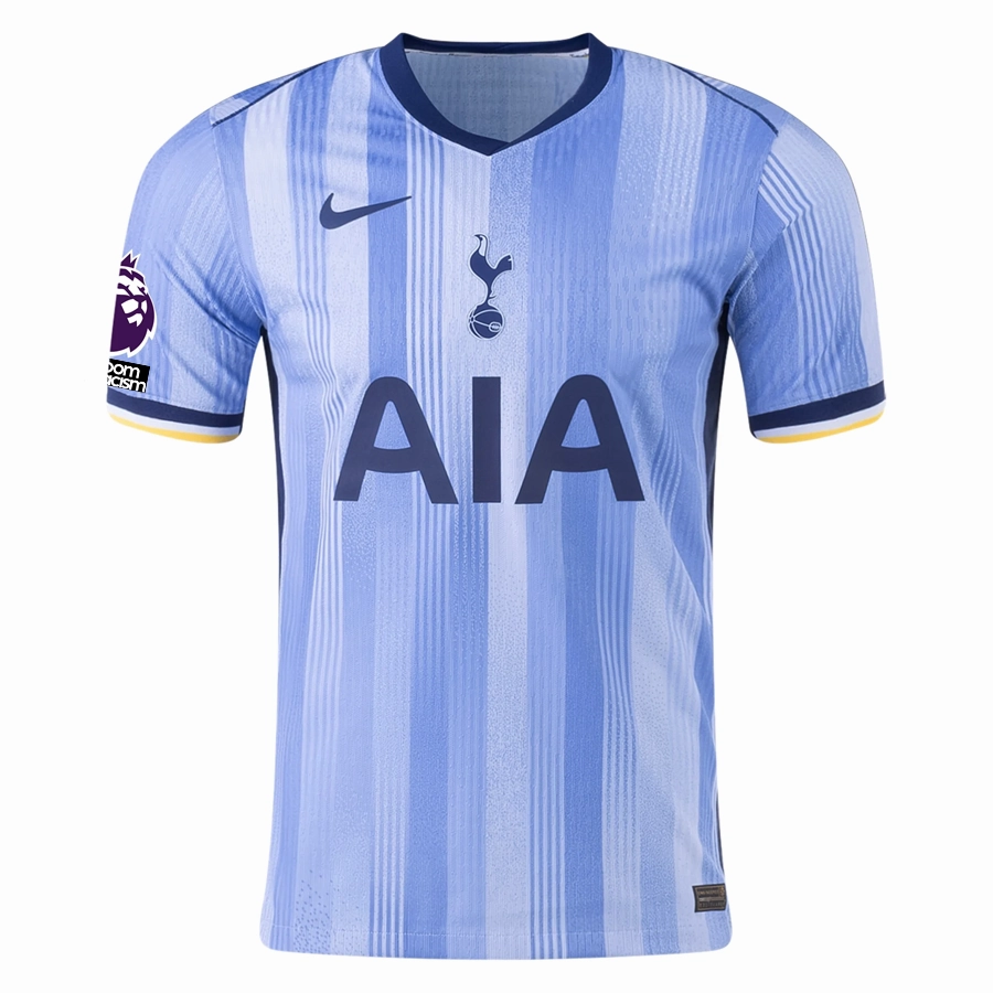 Sleek lines Nike Tottenham Son Heung-min Authentic Away Jersey w/ EPL   No Room For Racism Patches 24/25 (Cobalt Bliss/Binary Blue)