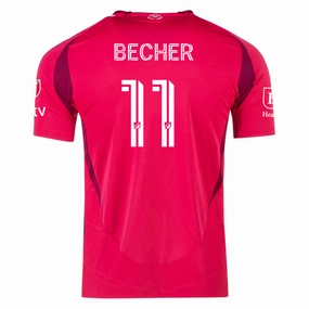 adidas Simon Becher St. Louis FC Authentic Home Jersey 25/26 (Power Pink) Athletic Performance Enhancement Multipanel Construction