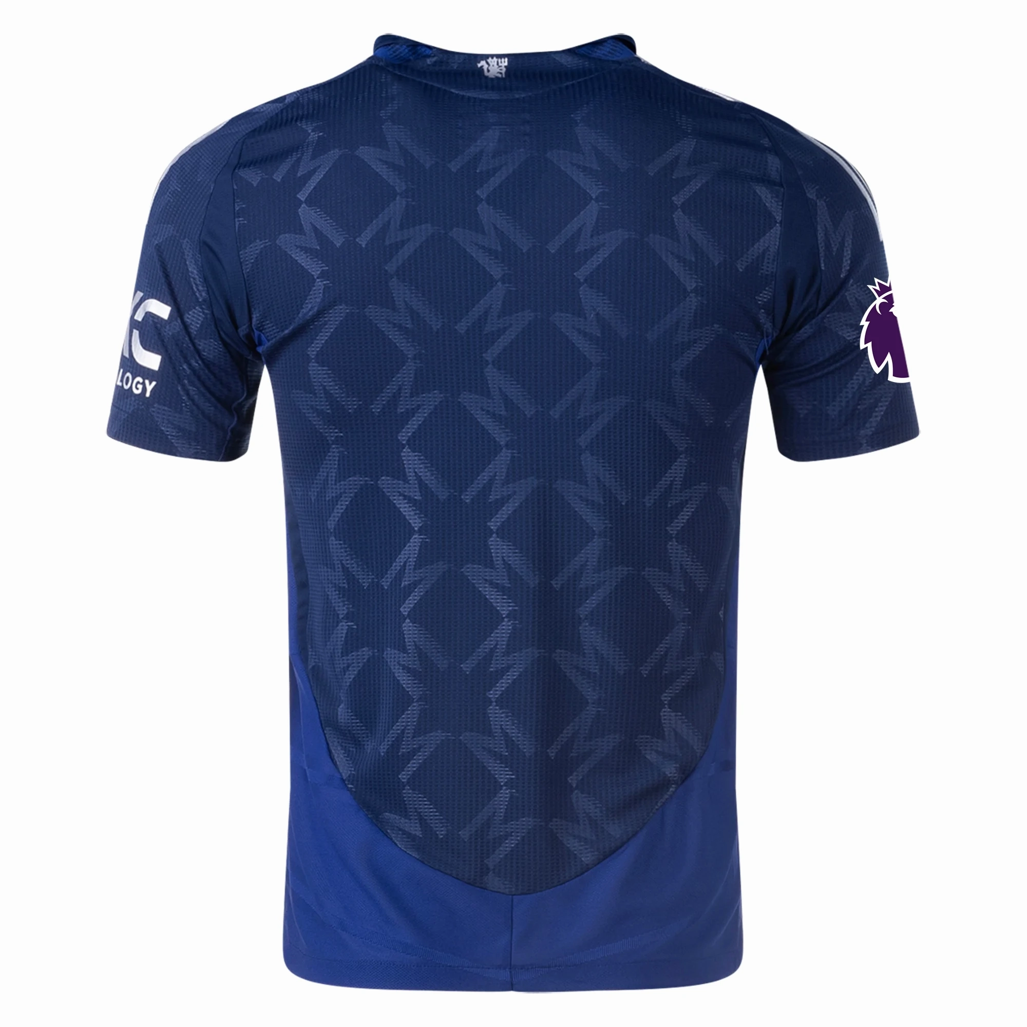 adidas Manchester United Authentic Away w/ EPL Patch 24/25 (Night Indigo) Zero Waste Manufacturing Process Outdoor Training
