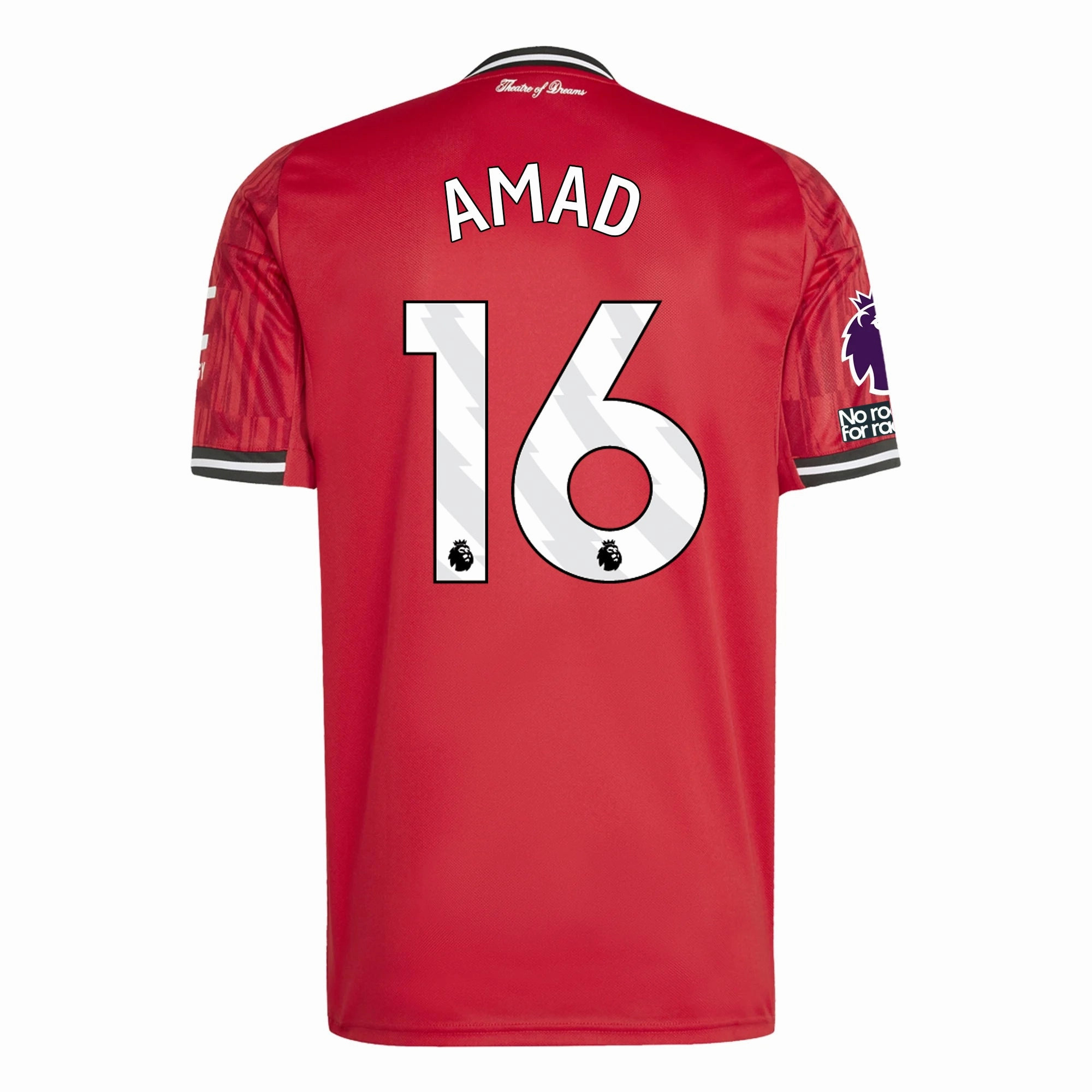 adidas Amad Men's Manchester United Home Jersey 25/26 w/ EPL   NRFR Patches (Red) Breath Panel