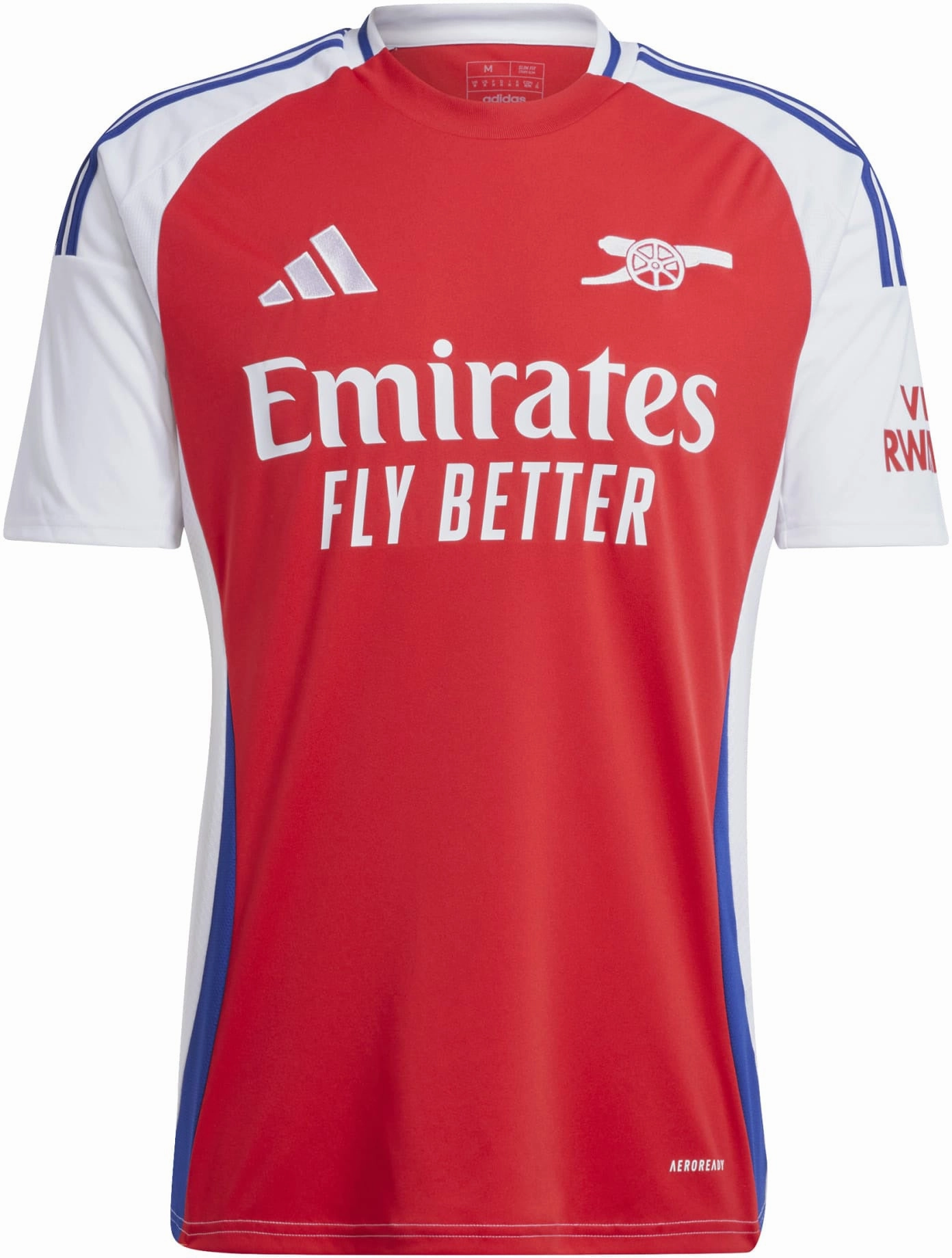 Men's Arsenal 2024/25 Home Soccer Jersey Wrinkle Resistant Weave Compression Fit