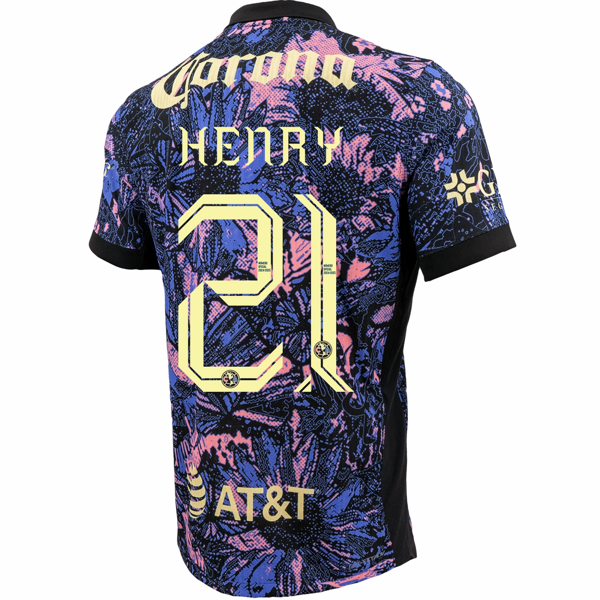 Nike Club America Authentic Henry Mart??n Third Jersey 24/25 (Purple) Smooth Coverage Wrinkle Resistant Weave