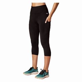 Essential Fit Hypoallergenic Lining Women's Flex Peach Pocket 3/4 21 Inch Leggings
