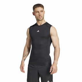 TECHFIT Compression Training Sleeveless Tank Top Thermal Regulation Layer Playful Prints