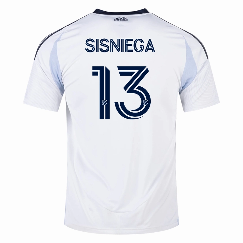 Classic Feel Breathable mesh adidas Pablo Sisniega  San Diego FC Away Jersey 25/26 (White)
