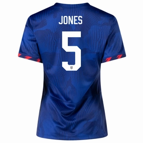 Nike Womens United States Dejuan Jones Away Jersey 23/24 (Hyper Royal/Loyal Blue) Muscle Motion