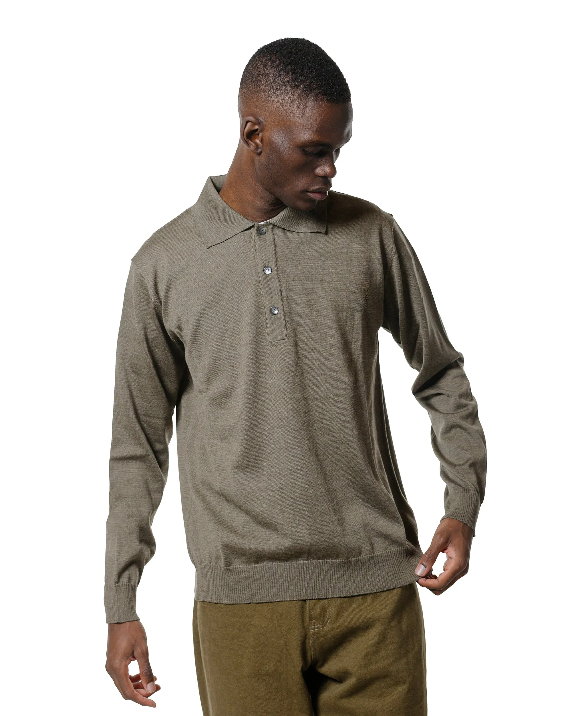 Another Aspect Another Polo Shirt 2.0 Village Green Eco Dye Technique