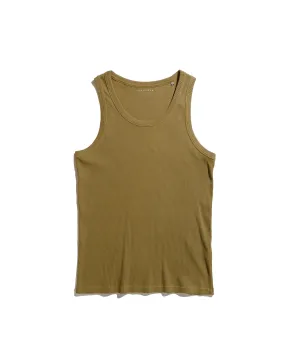 ThermoregulatingFabric Sunflower Rib Tank Top Khaki