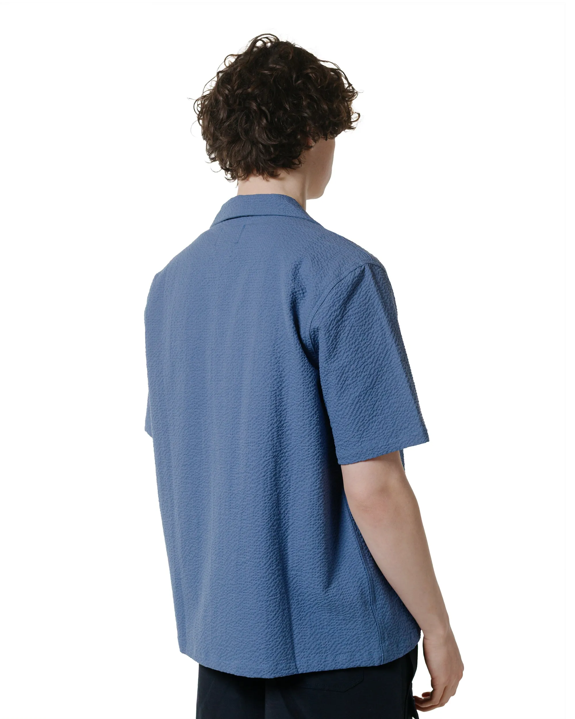 Howlin' Cocktail Shirt Blue Seersucker Premium Quality