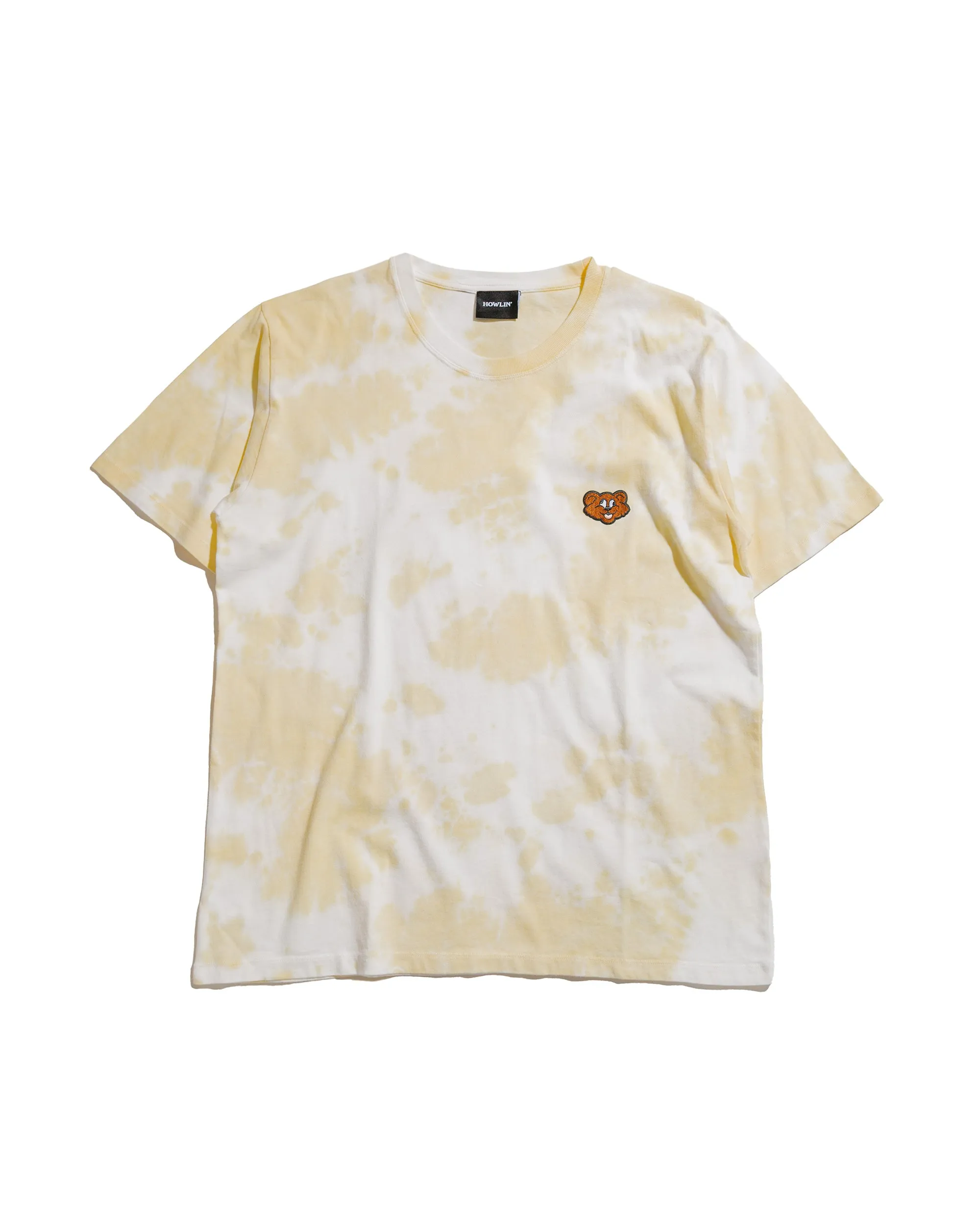 Howlin' Cosmic Short Sleeve Shaggy Bear Soft Yellow Casual Look Wear Modern Style Trend