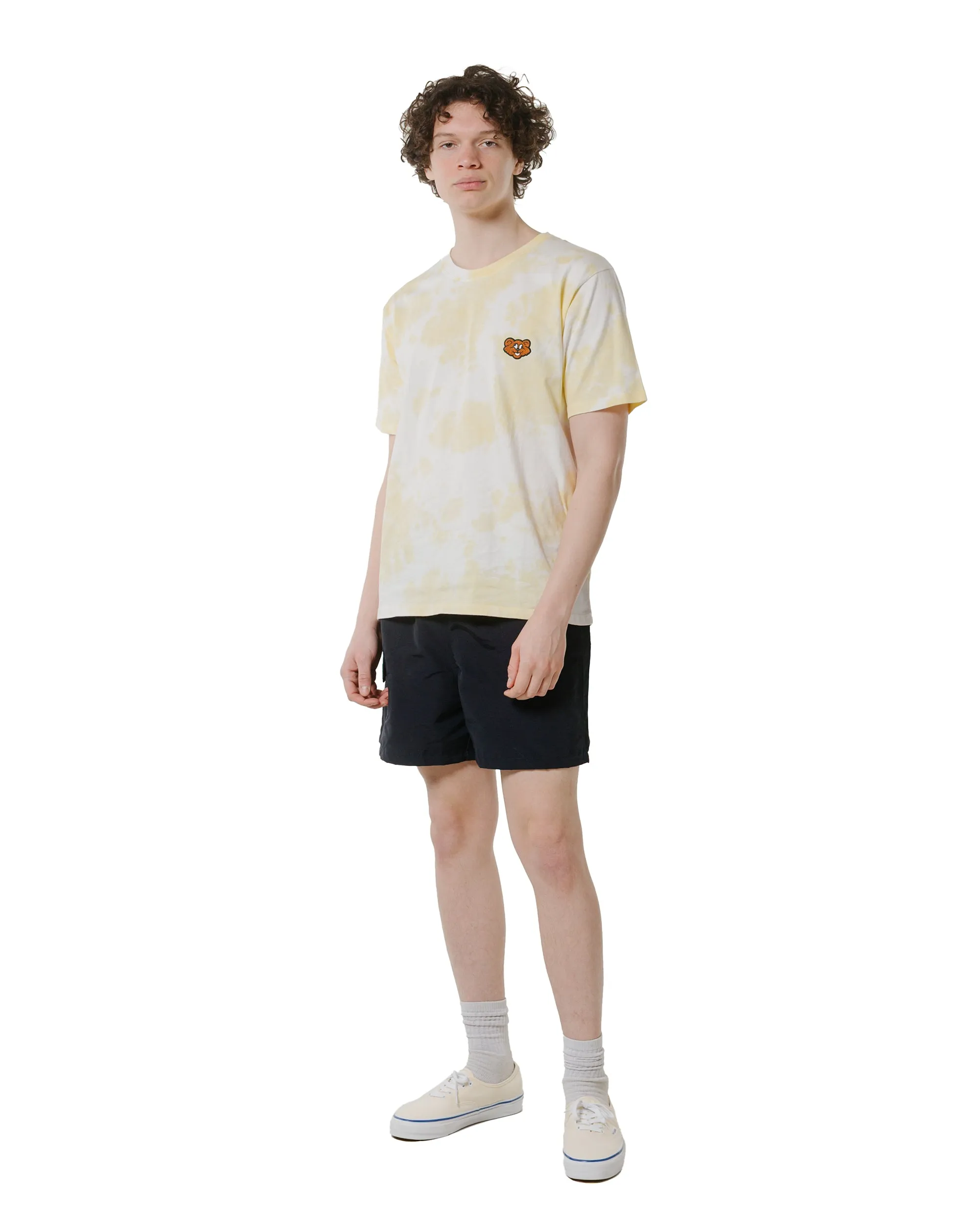 Howlin' Cosmic Short Sleeve Shaggy Bear Soft Yellow Thermoregulating Fabric PocketDetail