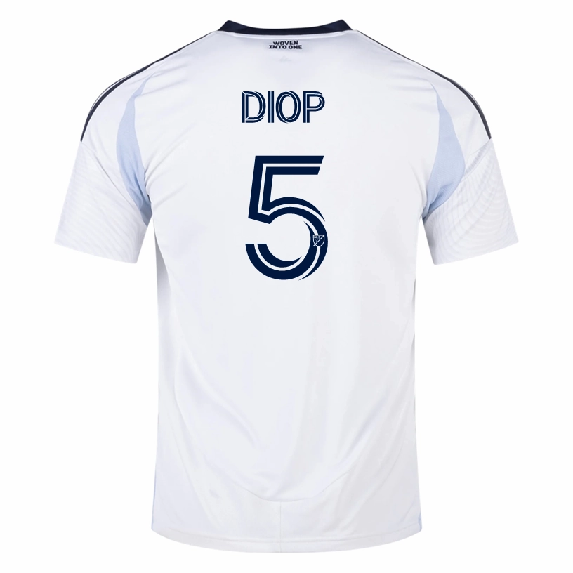 Flexible Fit Drop Shoulder adidas Hamady Diop San Diego FC Away Jersey 25/26 (White)