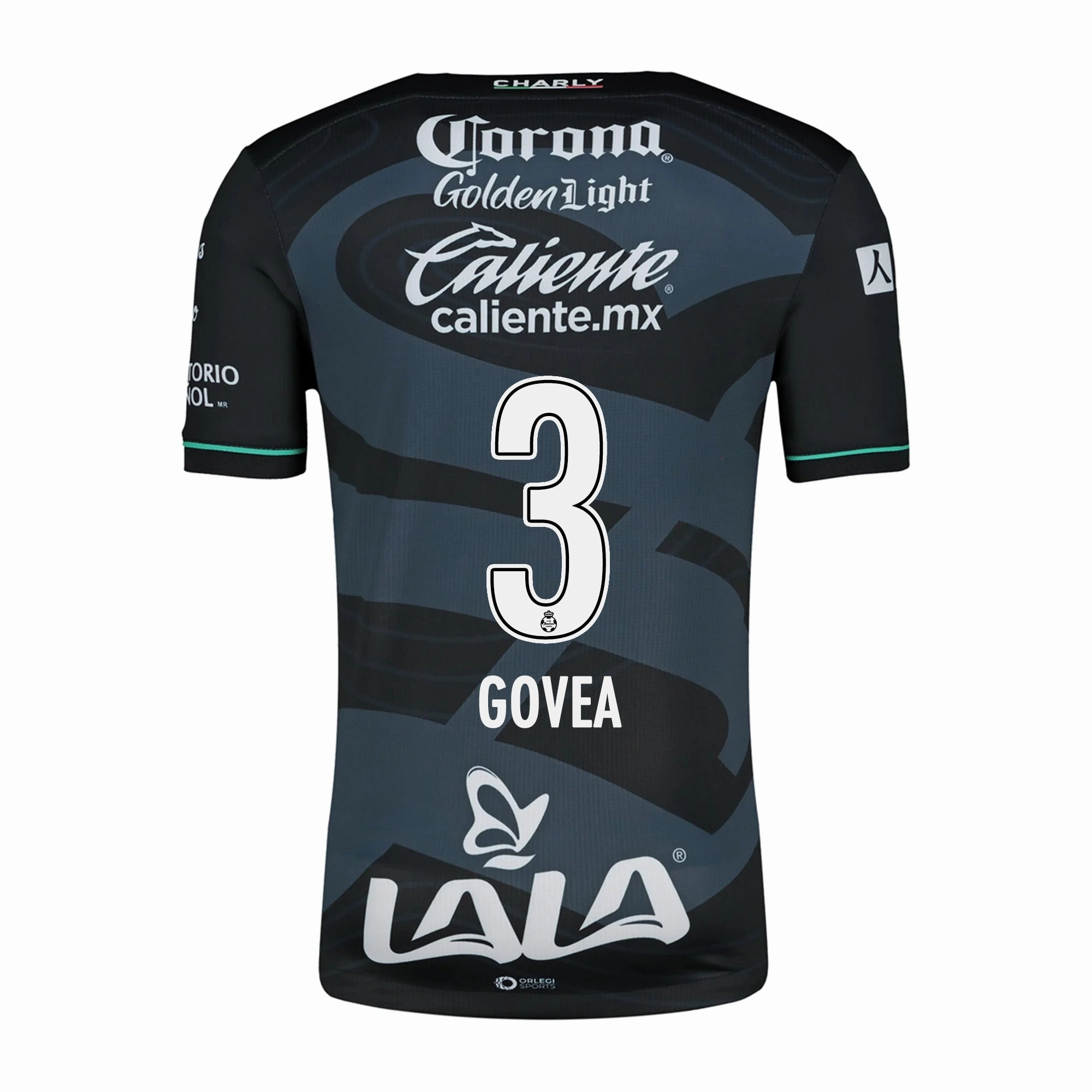 fitness gear Charly Ismael Govea Santos Third Jersey 24/25 (Black/Grey)