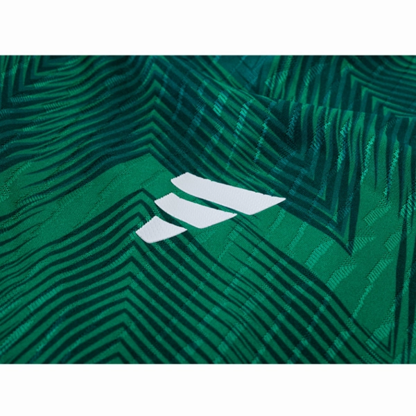 adidas Mexico Authentic Home Jersey w/ Gold Cup Patches 22/23 (Vivid Green) Training Fit Flexible Neckline