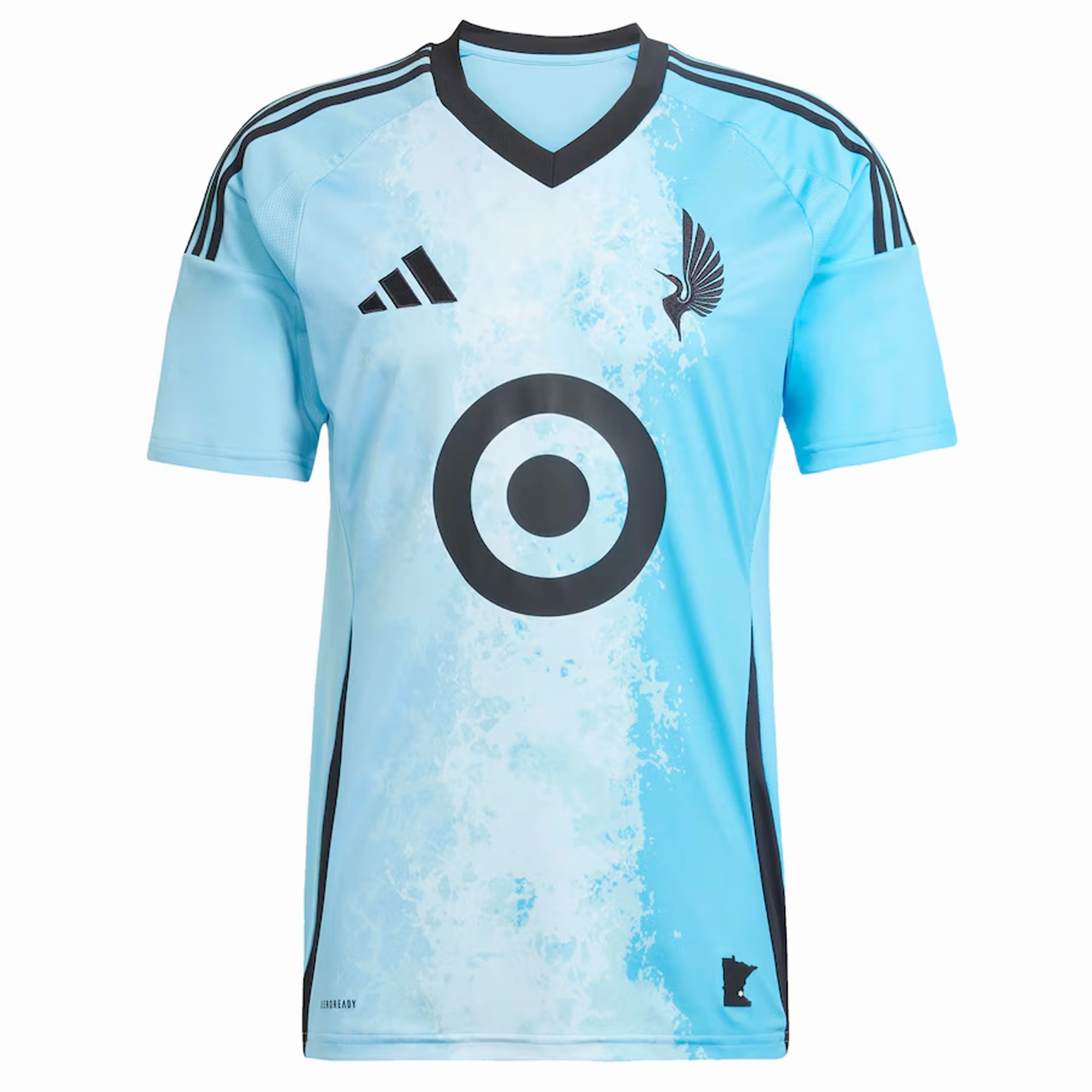 adidas Minnesota United Sang Bin Jeong Away Jersey 25/26 (Zenith Blue) Non Slip Hem Reinforced Armholes