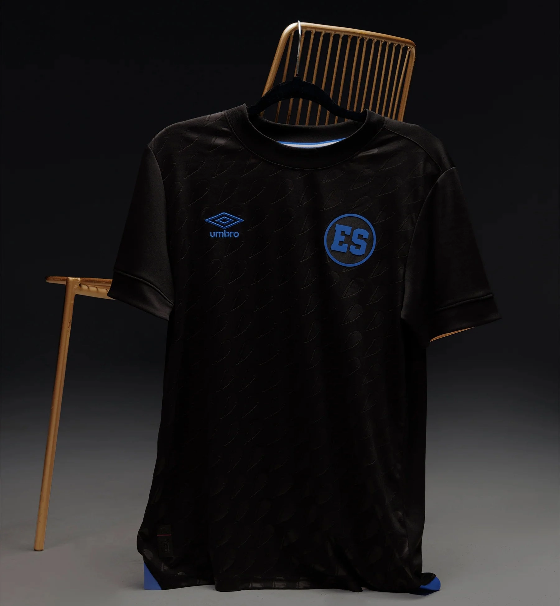 Flexible Cuff Technology Umbro Youth EL Salvador 25/26 Third Jersey (Black)